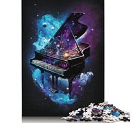 Galaxy Piano Jigsaw 1000 Piece Jigsaw Puzzle Wooden Puzzle Toy Family Game Difficulty Challenge Puzzles 1000pcs (75x50cm)
