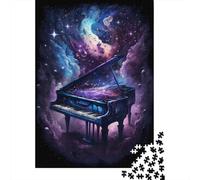 Galaxy Piano Puzzle Family Fun Paper Rectangular Jigsaw Puzzle for Boy Or Girl 300pcs (40x28cm)