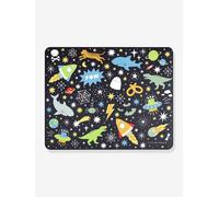 GALAXY Place Mat Set for Children, A Little Lovely Company black
