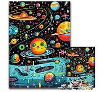 Galaxy Planet 1000-Piece Jigsaw Puzzle cardboard Jigsaw Puzzles for Adults Challenging Brain Teaser - Relaxing Toy for Teenagers 26X38CM/10.23x14.96inch