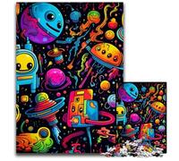 Galaxy Planet 1000-Piece Jigsaw Puzzle Impossible Jigsaw Puzzles for Adults for Birthdays And Holidays 26X38CM/10.23x14.96inch