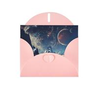 Galaxy Planet Exquisite Pearl Paper Holiday Cards, Birthday Cards, Suitable For Christmas, Valentine'S Day, Wedding Anniversary And Party Invitation Cards.