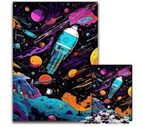 Galaxy Planet Jigsaw Puzzles 1000 Pieces for Adults Wooden Jigsaw Puzzles for Home Decor & Holiday Fun 50x75CM/19.68x29.52inch
