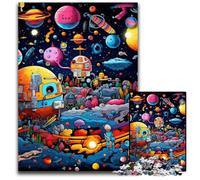 Galaxy Planet JigsawPuzzle 1000 Pieces for Adults Puzzles for Adults DIY Home Decor Gift, Brain Teaser Game 50x75CM/19.68x29.52inch