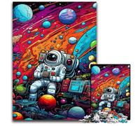 Galaxy Planet Jigsaws 1000 Pieces for Adults Wooden Jigsaw Puzzles Ideal for Teenagers & Collectors, Travel Gift, Family Activity 50x75CM/19.68x29.52inch