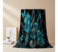 Galaxy Planet Throw Blanket, microfiber Fleece Warm Blankets 130 x 150cm Psychedelic Sci Fi Thermal Sofa Throw, Decorative Bed Cover, Reversible Quilt for Sofa Bed Couch Armchair TravelPurple