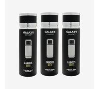 Galaxy Plus Concept Perfume Body Spray - Inspired By 212 VIP - Pack of 3