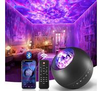 Galaxy Projector 20 Lighting Modes Star Projector, HiFi Bluetooth Speaker Galaxy Projector Light, 15White Noise Sensory Lights, Remote & Timer Galaxy Light Projector for Bedroom Gifts for Room Decor