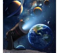 Galaxy Projector, 360 Rotating Star Projector, Adjustable Starry Sky Night Light with 28 Kinds of White Noise for Bedroom Game Room Home Theater