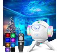 Galaxy Projector, 8 Nebula Modes Planet Star Night Light Projector with Remote Control, 360° Adjustable Ceiling Starry Star Light for Kids Teen Bedroom/Party/Home, White