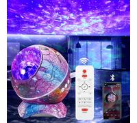 Galaxy Projector Dinosaur Egg Light, Bluetooth Speaker Star Projector Night Light with White Noise and Timer for Bedroom Decor, Dinosaur Gifts Toys for Boys Age 1-13 Year