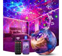 Galaxy Projector for Bedroom Adults, 15 Color+15 White Noise Star Projector Galaxy Light Projector for Bedroom, Bluetooth Star Lights for Ceiling Projector,LED Projector Lights