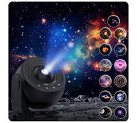 Galaxy Projector for Bedroom,Elec3 Star Projector Galaxy Light Adjustable Knob,13 in 1 Planetarium Projector for Kids,Milky Way Projector with Timer,Space Galaxy Lamp Room Decor for Adults Kids,Black