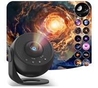 Galaxy Projector for Bedroom,Elec3 Star Projector Galaxy Light Adjustable Knob,13 in 1 Planetarium Projector for Kids,Milky Way Projector with Timer,Space Galaxy Lamp Room Decor for Adults Kids,Black