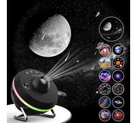 Galaxy Projector for Bedroom,Planetarium Star Projector with 4K Replaceable 13 Galaxy Discs,HD Image Large Projection Area,Starry Sky Night Light for Kids Adults Ceiling Home Theater Living Room Decor