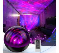 Galaxy Projector, LED Star Projector 8 White Noise and Colorful Lights Modes, Star Projector Night Light with Bluetooth Music Speaker and Remote Control Timing Aurora Projector for Bedroom Room Decor