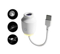 Galaxy Projector Light - Create Calming Space Atmosphere, 360 Degree Rotation Sphere, Portable 4.1x2.3cm + Device, High Grade Optical Component Shaper - for Meditation & Classrooms