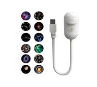 Galaxy Projector Night Light, 2-in-1 Galaxy Star Projector Light, 360° Adjustable USB Sky Night Light Ceiling Projectors, Bedroom Decor Gifts for Adults Kids