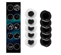 Galaxy Projector Night Light Slides, USB Starry Sky Nightlight Projector Lamp Replacement Discs with Wide Angle Vivid & Bright Projection, for Bedroom Sleep Ceiling Wall Car Party Bar Decor (10pcs)