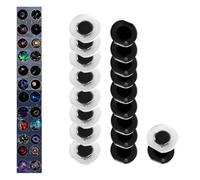 Galaxy Projector Night Light, USB Starry Sky Nightlight Projector with A-r Wide Angle Vivid & Bright Projection,Mini Led Projection Lamp for Bedroom Sleeping Ceiling Wall Car Party Bar Decor (24pcs)