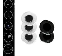 Galaxy Projector Night Light, USB Starry Sky Nightlight Projector with A-R Wide Angle Vivid & Bright Projection, for Adults Kids Bedroom Party Bar Ceiling,Star Night Light (Slides 3 5 Pcs)