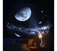Galaxy Projector Night Light with Adjustable Focus, USB Plug in Star Light | 13 Slides, 6 Colour, HD Celestial Projection Film Slides for Bedroom Kids Adults, Space Room Decor Gift, Ceiling Projection