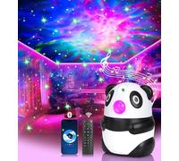 Galaxy Projector, Panda Star Projector with 15 Colors+White Noise Machine+Bluetooth Speaker+Remote, Galaxy Light Gifts for Girls Women Christmas Gifts, Night Light Projector for Bedroom,Gaming Room