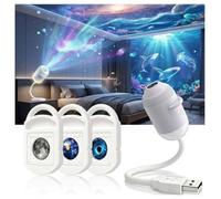Galaxy Projector Plug and Play Hologram Projector Includes Rolled Film 4k Star Projector Night Lighting,A