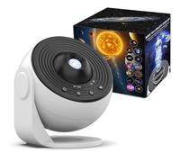 Galaxy Projector Pro, 13-in-1 Planetarium Projector - Northern Lights, Moon & Solar System, 360° Rotating with Auto-Off Timer & Speed Control, Ceiling Night Light for Astronomy Lovers, Bedroom Decor