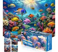 Galaxy Projector Pro Disc,6 Pack Ocean-Themed Film Slides for Planetarium Projector,Compatible Galaxy Projector Model (BL-DQY02 Pro),5K Ultra HD Projector Slides for Bedroom Decor(Device Not Included)