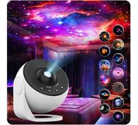 Galaxy Projector Pro for Bedroom, 13 in 1 HD Planetarium Projector with Timer,Nebula & Milky Way Star Light for Ceiling,LED Space Galaxy Bedroom Night Light for Adults Kids