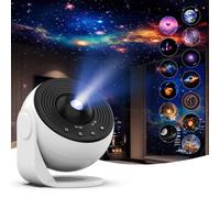 Galaxy Projector Pro for Bedroom,13 in 1 Planetarium Star Projector with Solar System & Constellation,Ceiling Night Light with Timer,LED Space Galaxy Lamp Bedroom Room Decor for Adults Kids