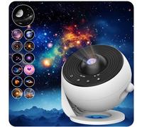 Galaxy Projector Pro for Bedroom,13 in 1 Planetarium Star Projector with Solar System & Constellation,360° Rotating Galaxy Light Projector with Timer,Ceiling Night Light for Kids Adults Gift