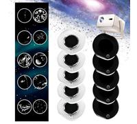 Galaxy Projector Slides Realistic Wide Angle Replaceable Decor