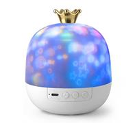 Galaxy Projector Star Projector Night Light - 21 Sets High Definition Films & 360° Rotating Display Screen Baby Sensory Lights Night Light Projector for Kids Bedroom Ceiling, Crown Decor Room Decor