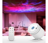 Galaxy Projector,Star Projector with Timer and Remote Control,Adjustable Color, Brightness and Movement Speed, for Adults Bedroom Decoration, Party,Gift,Star Night Light for Kids （White）