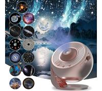 Galaxy Projector,Syslux Planetarium Star Projector HD Image Large Projection Area LED Lights for Bedroom Night Light,Galaxy Night Light Projector for Kids Include 4K Replaceable 13 Galaxy Discs