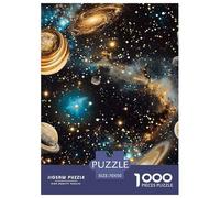 Galaxy Puzzles 1000 Pieces for Adults with Extra Fun Challenges Colourful Creativity Gift Giving 100% Recycled Cardboard 70x50cm/1000pcs