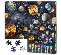 Galaxy Puzzles for Adults 1000 Pieces, Cosmic Astronomy Puzzles, Realistic 1000 Piece Puzzle for Adults with Celestial Bodies, Challenging Puzzle 1000 Pieces Space Theme for Home Decor