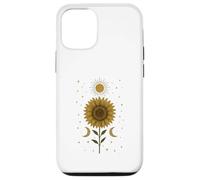 Galaxy Radiant Sunflower Cosmic Vibes Retro Vintage Case for iPhone 12/12 Pro