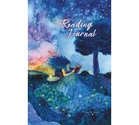 Galaxy Reading Journal: Watercolor-illustrated pages for logging book reflections, quotes and ratings
