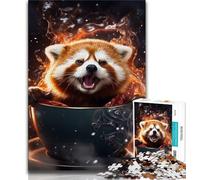 Galaxy Red Panda Jigsaw Puzzles 1000 Pieces for Adults Teens,Toys Educational Games Stress Relieving Great Gifts And Toys 50x75cm