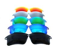 Galaxy Replacement Lenses For Oakley Fast Jacket XL Sunglasses Multiple Selection, Black/Blue/Green/Silver/Red, Standard
