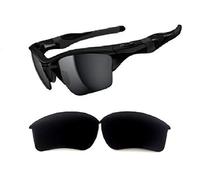 Galaxy Replacement Lenses For Oakley Half Jacket 2.0 XL (Not 2.0) Sunglasses Polarized Black, Black, Standard