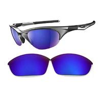 Galaxy Replacement Lenses For Oakley Half Jacket Sunglasses Polarized Blue 100% UVAB Blue Size: Regular