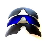 Galaxy Replacement lenses For Oakley M Frame Strike Black/Blue/Titanium Color 3 Pairs - clear, Regular