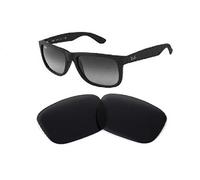 Galaxy Replacement Lenses For Ray-Ban RB4165 Justin Brown Gradient Color Polarized (54mm Not 51mm), Black, Standard