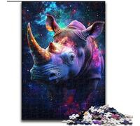 Galaxy Rhino Jigsaw Puzzles for Adults 1000 Jigsaws, Educational Games Home Decoration Deal As Gifts for The Whole Family (26x38cm)