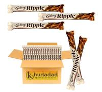 Galaxy Ripple Milk Chocolate Bars Chocolate Multipack, Ideal for Gift, Snacks or Hamper (3x Galaxy Milk Ripple Choc Bars 30g)