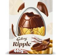 Galaxy Ripple Milk Chocolate Giant Egg 440g - For Easter Best gift for Friends & Family